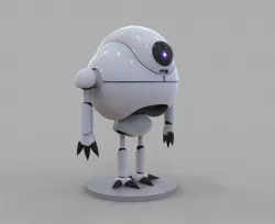 Dragon Ball GT Giru Robot 3D Printing Figure 3D print model