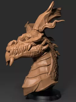 Dragon Head 01 3D print model