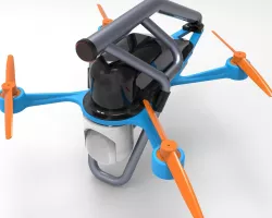 Drone city scanner 3D print model