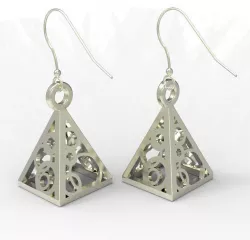Earring triangle  3D print model