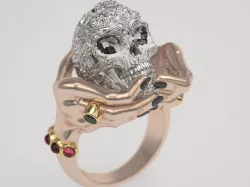 Eighth mortal dead  sin of Western - Necrophilia ring 3D print model