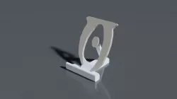 Elder Scrolls Oblivion Smartphone Stand 3D print model