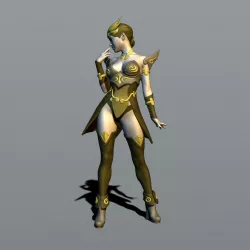 Elf Girl 3D print model
