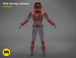 Elrik Vonreg armor  3D print model