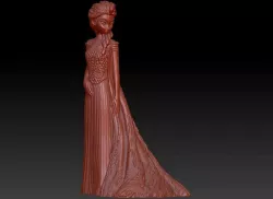 Elsa frozen princess 3D print model