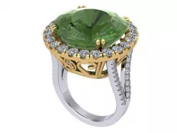 Emerald Ring  3D print model