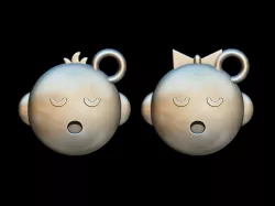 Face Sleepy 3D print model