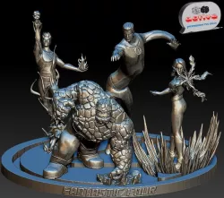 Fantastic Four 3D print model