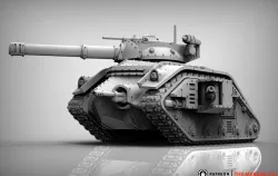 Feudal Guard Battle Tank 3D print model
