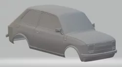 Fiat 126 Printable Body Car 3D print model
