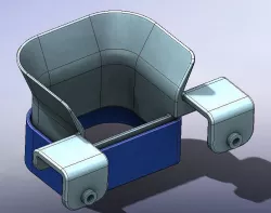 Fish Feeding Ring - Hopper 3D print model