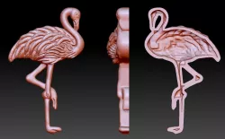 flamingo 3D print model