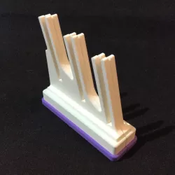 Folding Card Display Stand 3D print model