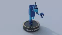 Frank - woodpecker 3D print model