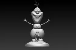 Frozen Snow Man for 3D Printing 3D print model