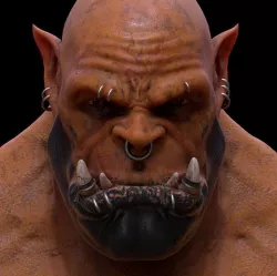 Garrosh Bust 3D print model