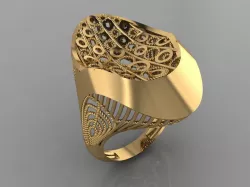 GC GOLD Y0080- Ring 3D print model