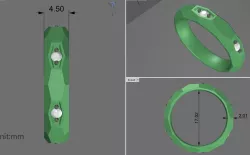 gem ring0004 3D print model
