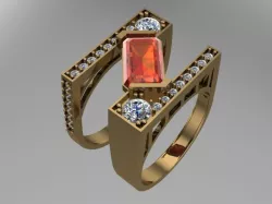 GEO RING 3D print model