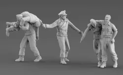 German Tank Crew 3D print model