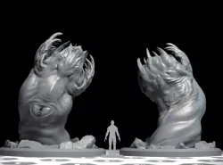 Giant Worm - DnD Monsters - 3D printable 3D print model