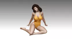 Glamour Woman  body figures 3D print 3D model 3D print model