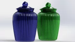 Glass vase 3D print model