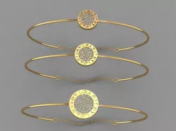 Gold Silver Bracelet 3d Printing model 3D print model