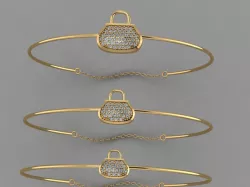 Gold Silver Bracelet 3d Printing model 3D print model