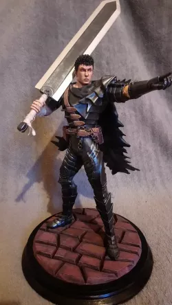 Guts Berserk Statue 3D print model