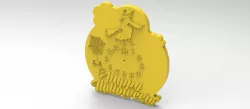 halloween clock 3D print model