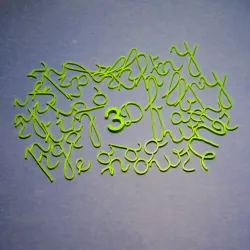 HANDWRITTEN TYPOGRAPHY 3D print model