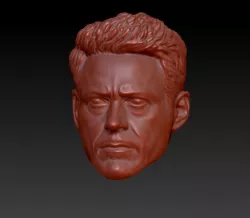Head Tony Stark 3D print model 3D print model