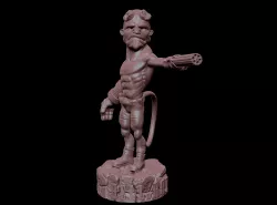 Hellboy miniature  3D print model