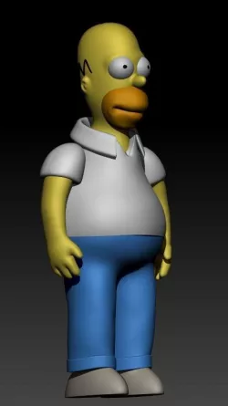HOMER SIMPSONS 3D print model