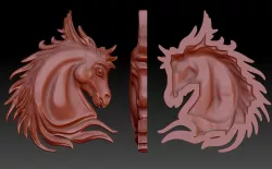 horse 3D print model