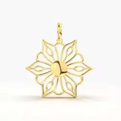 Ixora Gold Pendant  3D print model
