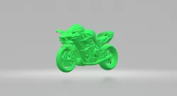 KAWASAKI NINJA H2 3D PRINTING STL FILE 3D print model