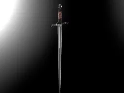 Knight sword 3D print model