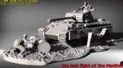 Last fight of the panther  3D print model
