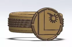 League Ring from SuperGirl 3D print model