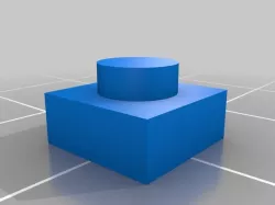 Lego Brick 1X1 1/3