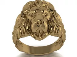 lion ring 2 3D print model