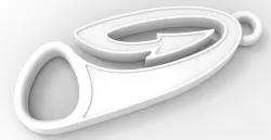 Logos - keychain 3D print model
