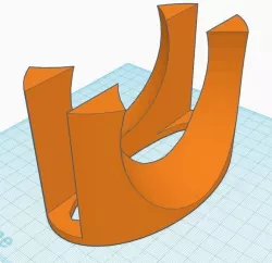 Mac Book Pro 2012 Vertical Stand 3D print model
