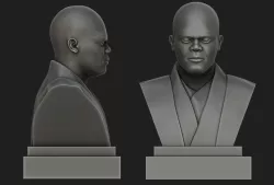  Mace Windu jedi master 3D print model
