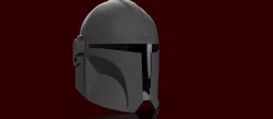 Mandalorian helmet Star Wars  3D print model
