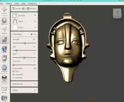 MARIA Metropolis Robot head 3D print model