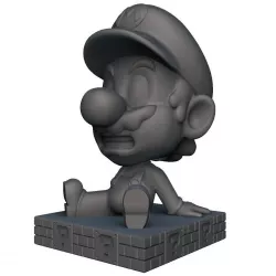 Mario Bobble head 3D print model