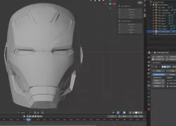Mark 46 Iron Man Helmet 3D print model